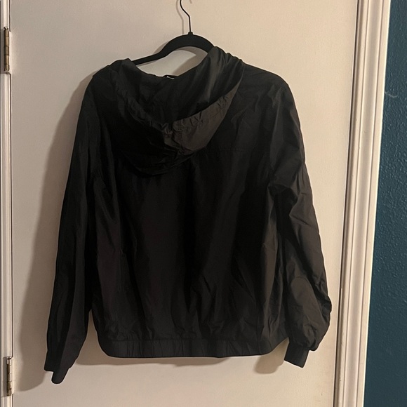 Olive & Oak Black Windbreaker with White Trim - Picture 3 of 6